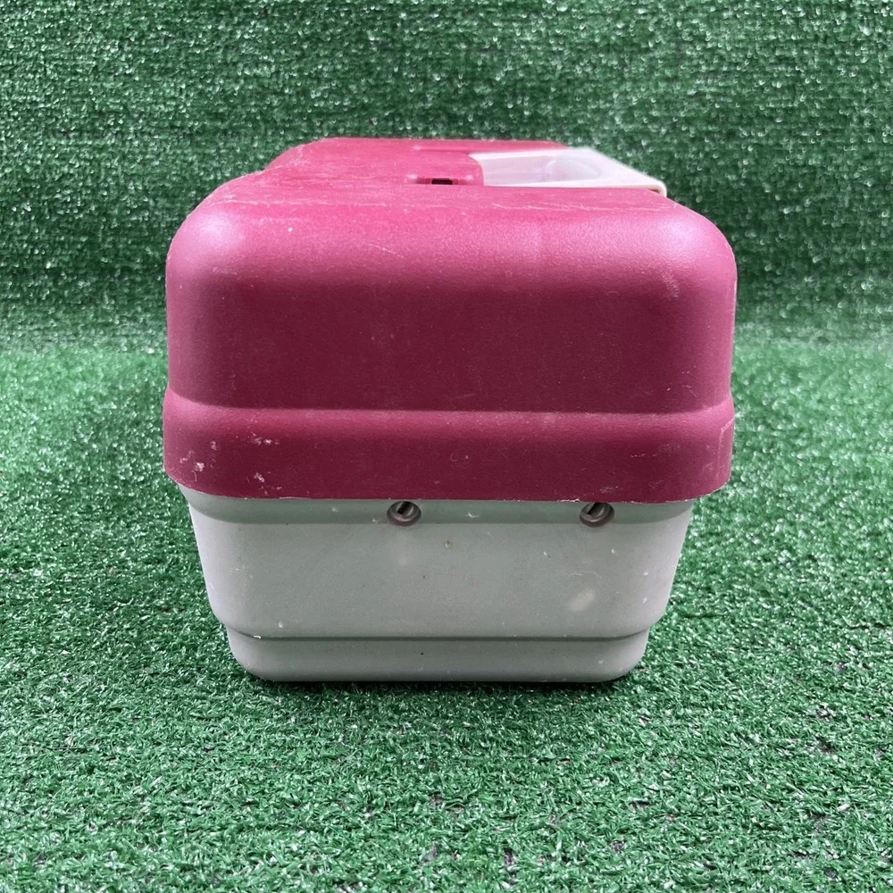 Plano‎ 1500 Tackle Box 1 Tray Made in USA Vintage Red Gray